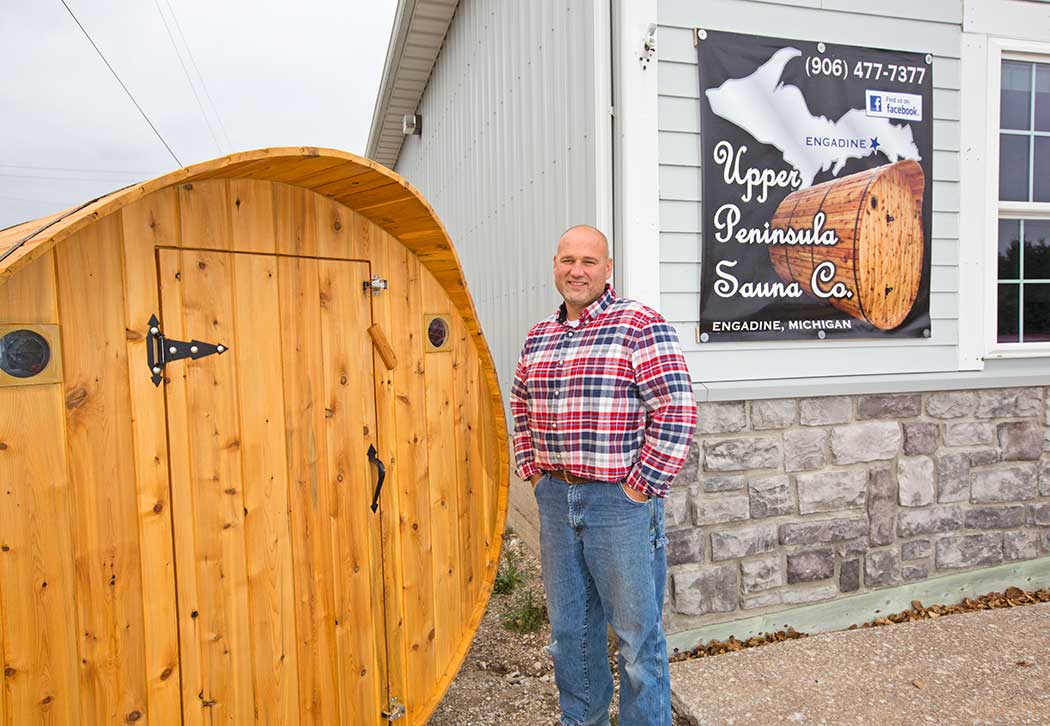 A Barrel of Fun: Portable Sauna is Good Fundraiser Too - Michigan