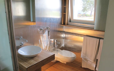 Experts predict that future homes and remodeling will focus even more on energy efficiency, including designs that take advantage of natural light and ventilation, as well as water conservation design and products. The windows above are installed in a demonstration solar home built by University of Illinois students (http://2009.solardecathlon.illinois.edu) and are Optiwin® triple-paned thermally broken, argon-filled, wood windows with cork interiors.