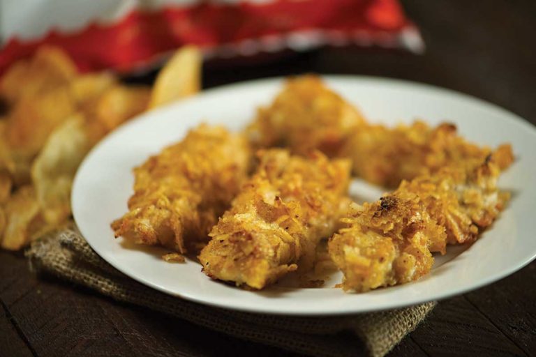 Featured Recipe Cherry BBQ Potato Chip Chicken Fingers Michigan Country Lines Magazine
