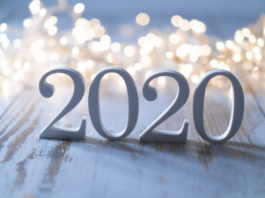 A New Year 202 and Christmas decoration