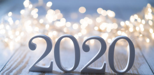 A New Year 202 and Christmas decoration