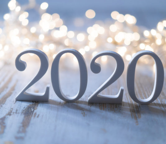 A New Year 202 and Christmas decoration