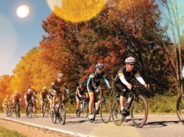 Cycling Amidst Fall’s Beauty